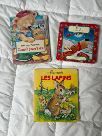 Lot 3 livres enfant cartonnés