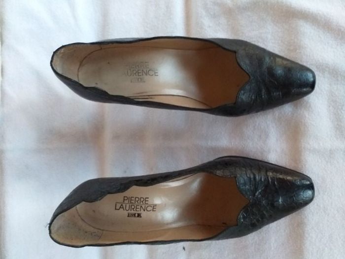 escarpins en cuir