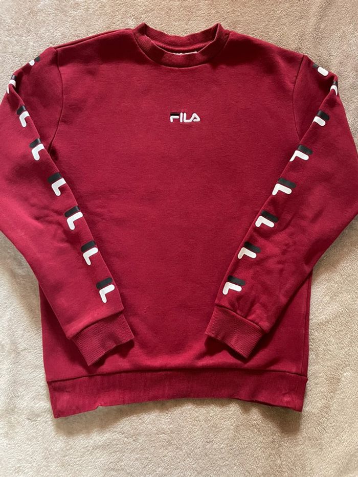 Sweat bordeaux Fila