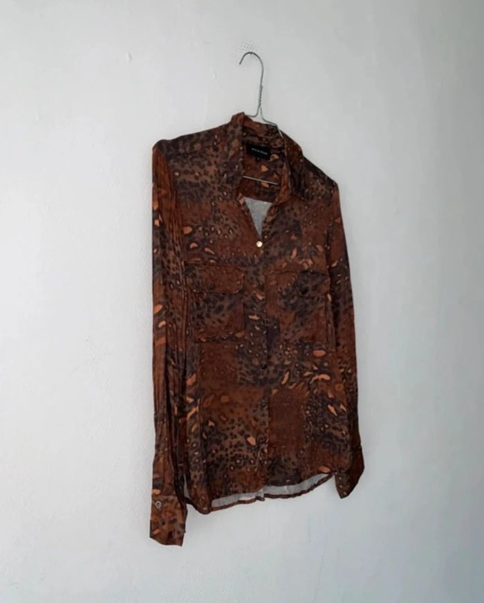Chemise marron femme taille 36 - photo numéro 4
