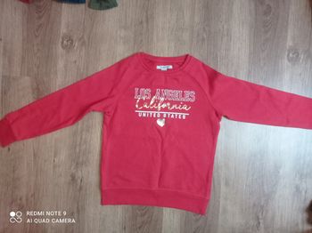 Sweat shirt fille California, Primark, taille 10-11 ans
