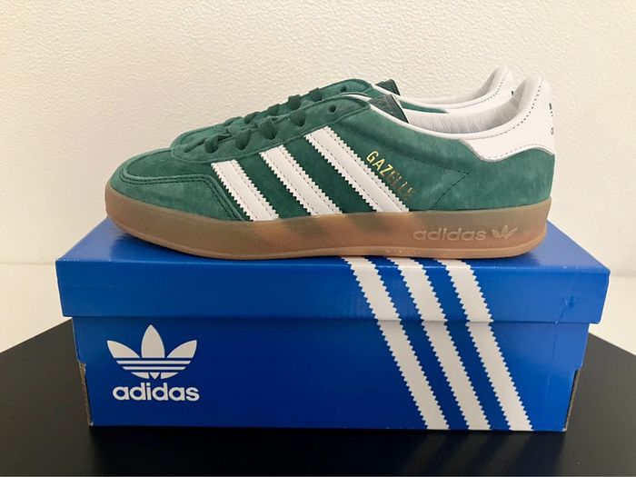 Adidas Originals Gazelle Indoor Green / White - photo numéro 8