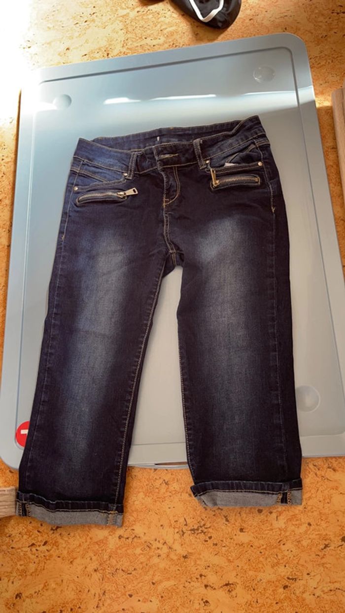 Pantacourt en jean taille 36