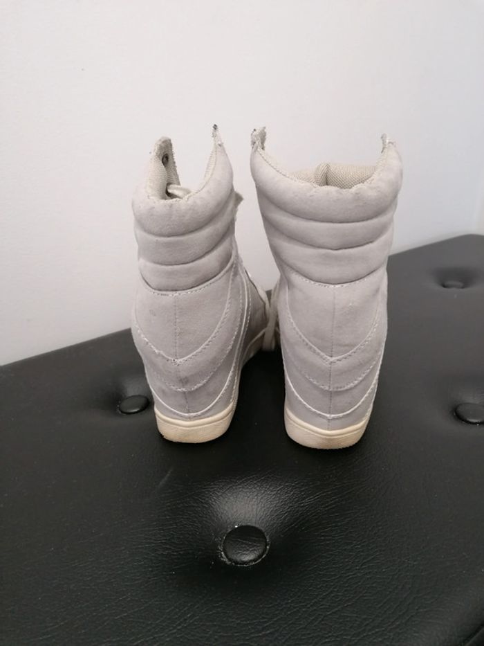 Baskets compensées grise 37 - photo numéro 2