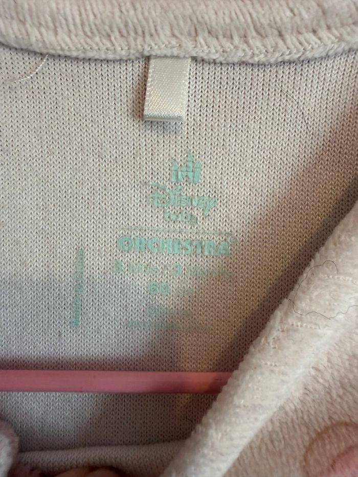 grenouillère velours disney minnie 💜 orchestra 3 mois - photo numéro 3