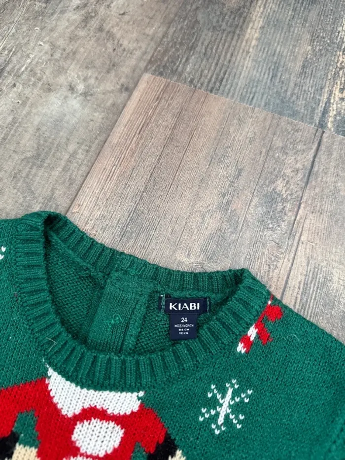 Pull de Noël Kiabi 24 mois - photo numéro 2