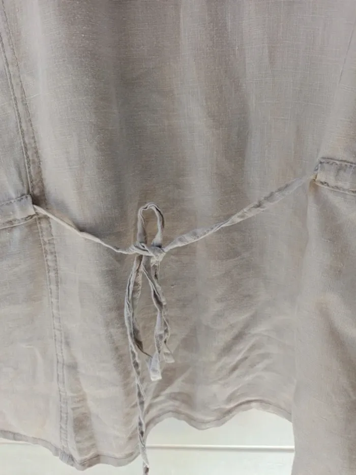 Chemise Patrice Breal t.46 100% lin - photo numéro 7