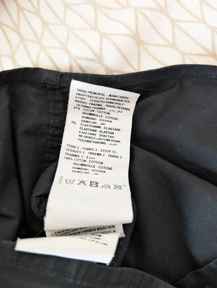 Chemise noire en coton - photo numéro 6
