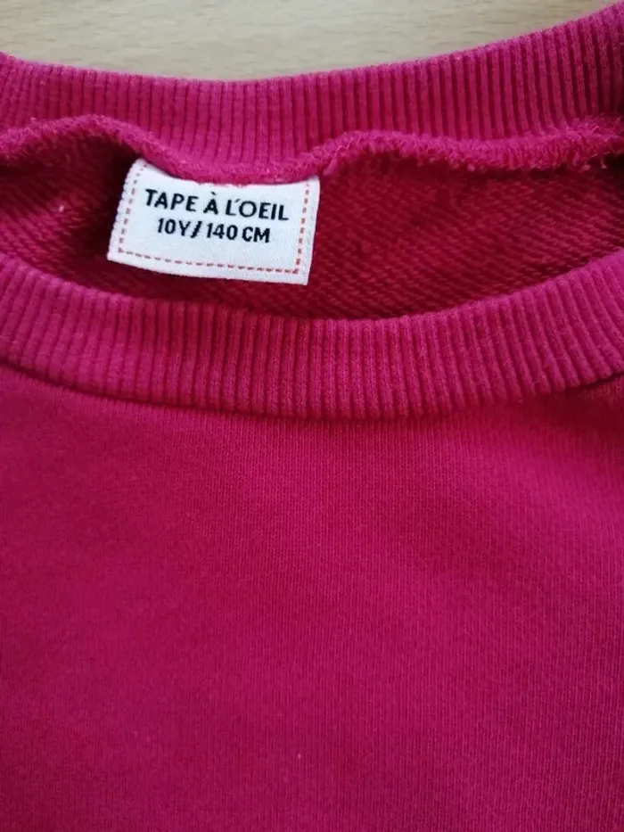 Lot de 2 pulls sweats fille 10 ans - photo numéro 3