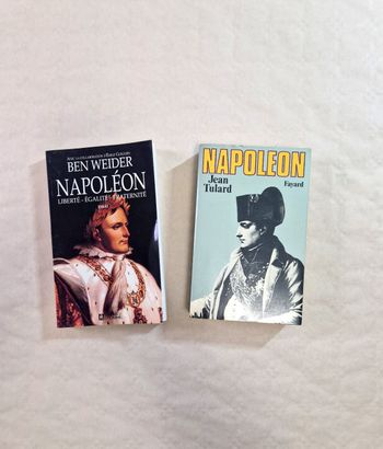 Lot de 2 livres sur Napoléon