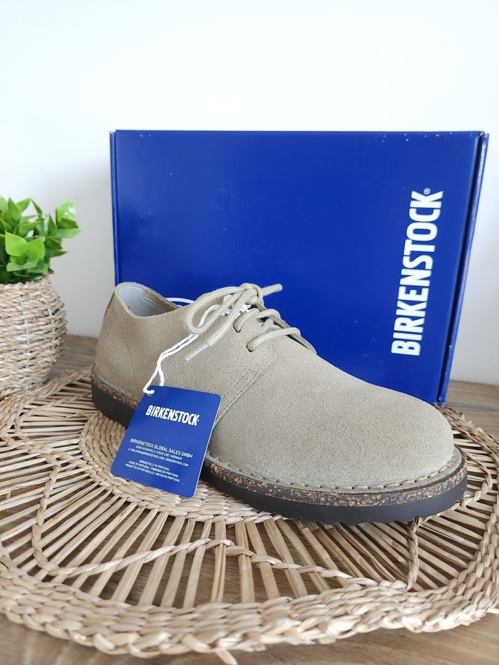 Derbies à lacets en cuir Suède Narrow Fit Birkenstock Pointure 41 - photo numéro 2