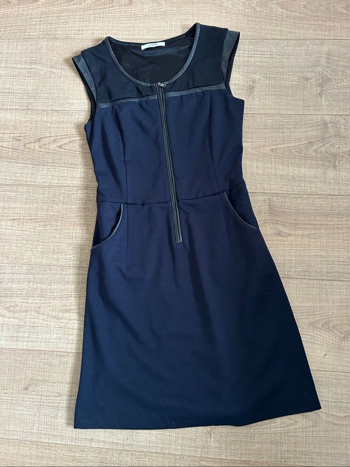 Robe bleue marine sans manches Zapa taille 36 bon état - photo numéro 7