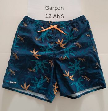 Short de bain 12 ans