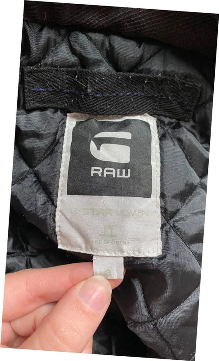 Veste G-Star noire a capuche taille S - photo numéro 6