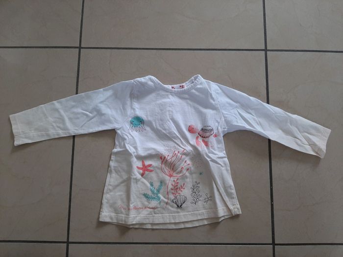 Lot de 4 tee shirts manches longues fille 18 mois - photo numéro 8