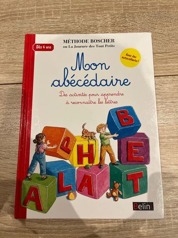 Livre cartonné Mon abécédaire dès 4 ans