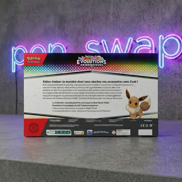 Pokémon 🇫🇷 – Coffret Pochette à Accessoires Évoli EV8.5 Écarlate & Violet - photo numéro 2