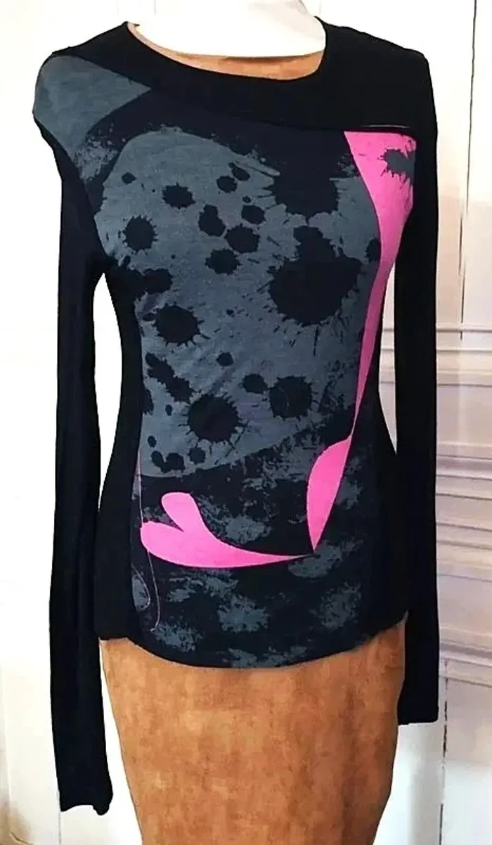 Paramita Top Pull Biface Dos Ouvert 12 Boutons TS/M - photo numéro 4