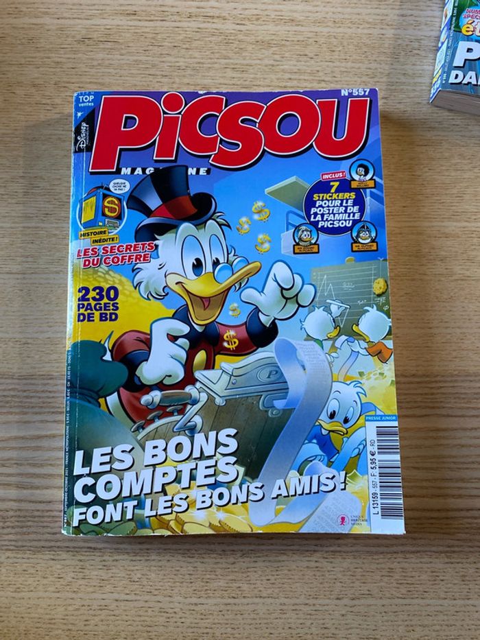 Lot de 2 grand Picsou Magazine Disney - photo numéro 7
