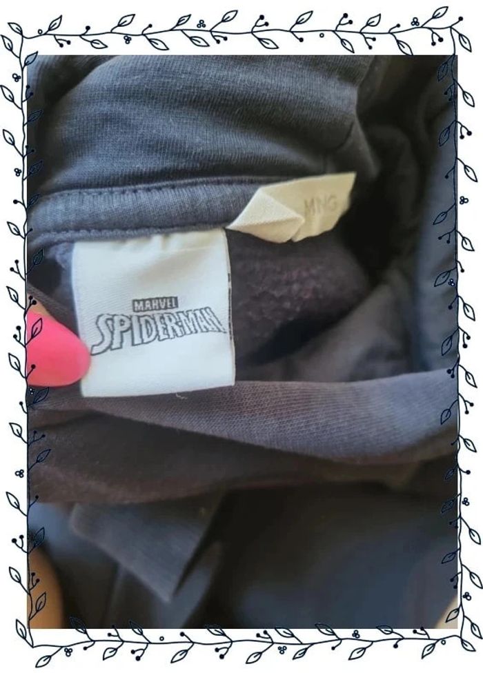 Sweat à capuche spider man - photo numéro 7