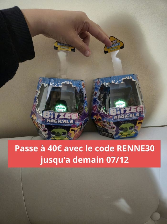 Lot de 2 Bitzee Magicals spin master mon compagnon interactif