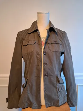 Veste basique intemporelle T40 Kaki