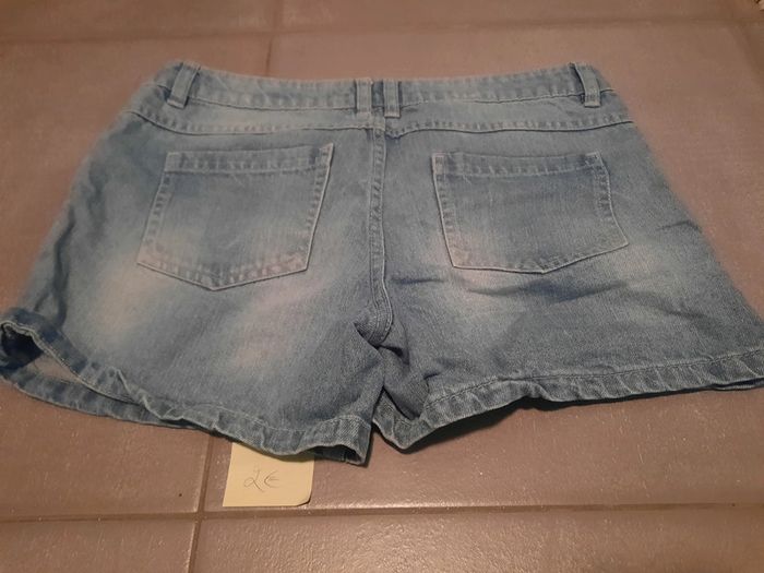Short femme jeans clair - photo numéro 2