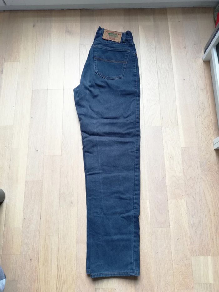 Pantalon mom jeans sisley basic denim bleu brut taille 36 femme - photo numéro 7