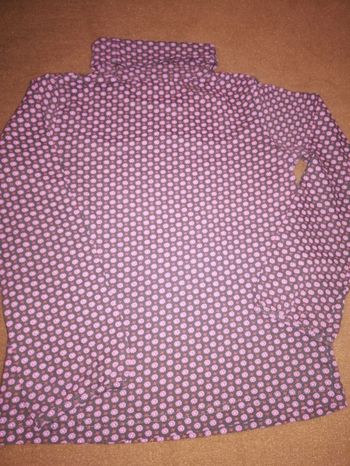 Tee-shirt col roulé fille 8 ans TISSAIA