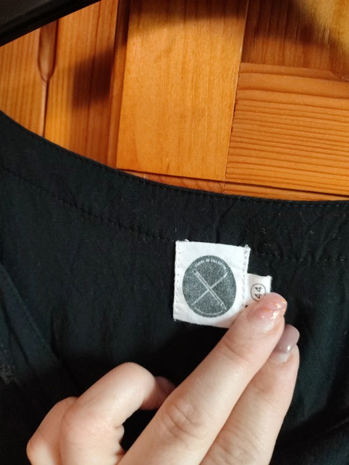 Chemise sans manche noir femme - photo numéro 4