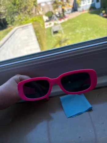 🔹 Lunettes de soleil roses – Style rétro Y2K 🔹