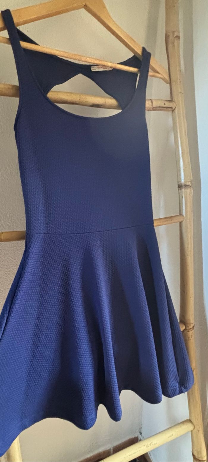 Robe patineuse bershka bleu - photo numéro 2