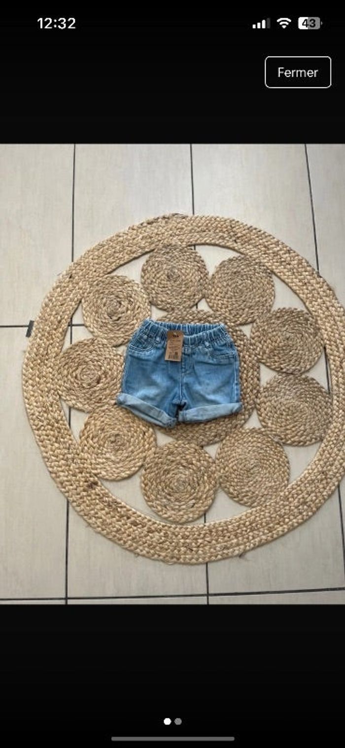 Short en jean