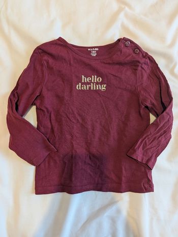 Tee shirt a manches longues fille 🤷