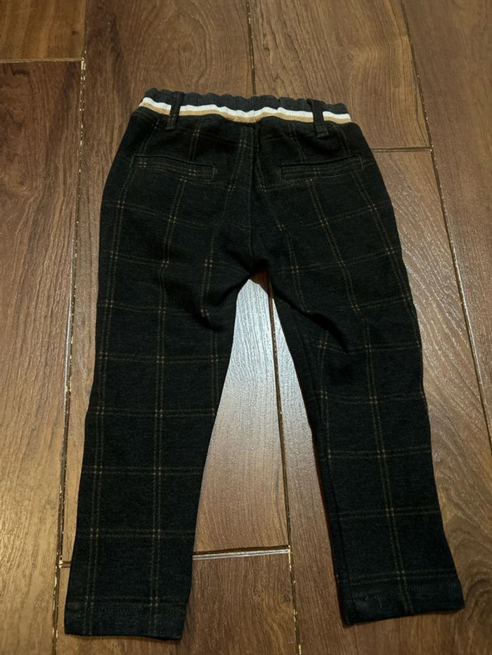 pantalon chaud à carreaux gris foncé  et beige My Chicco 3 ans - photo numéro 9