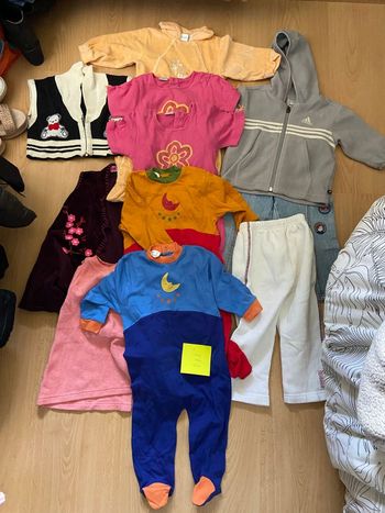 Lot habits taille 12 mois