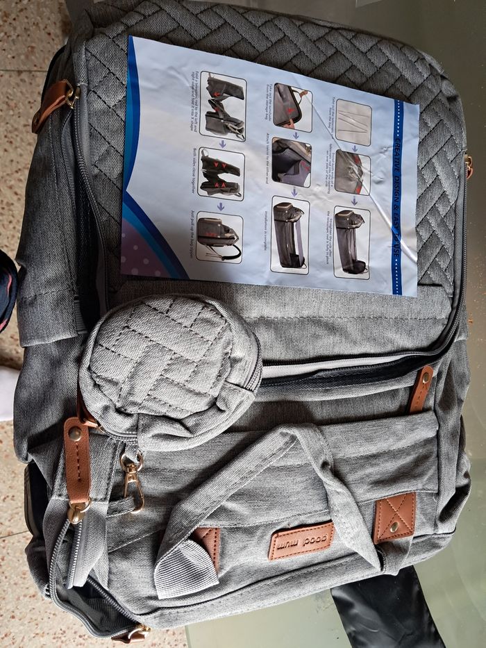 Sac de lange bébé avec lit intégré - photo numéro 2