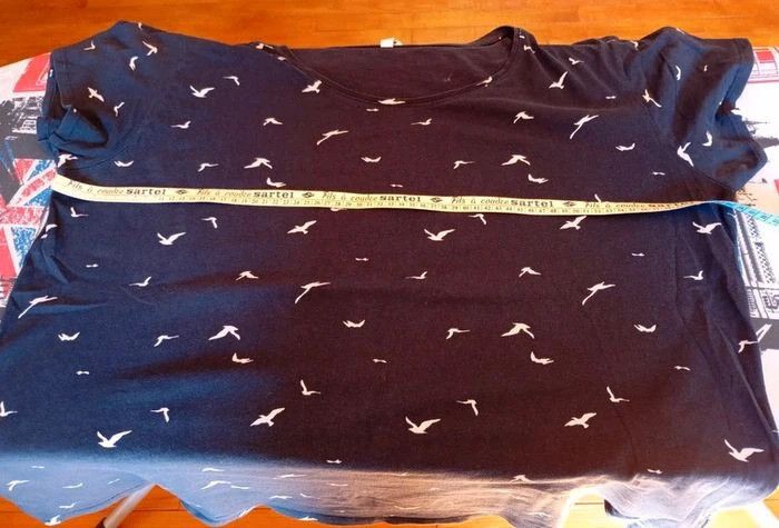 Tee-shirt bleu marine 100% coton - photo numéro 7