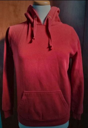Sweat à capuche rouge taille XS mixte