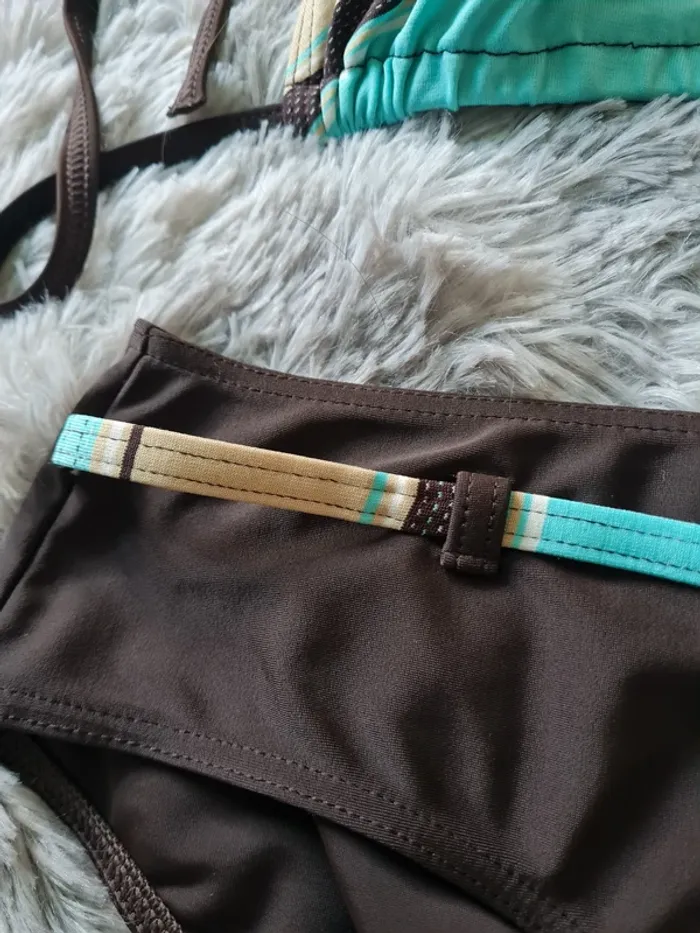 maillot de bain 2 pièces femme taille 36/38 - photo numéro 3