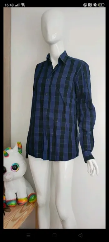 Chemise a carreaux Jules, violette et bleue 🔥