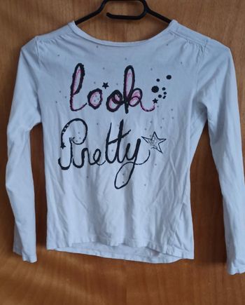 Tee shirt manches longues avec inscription - G kids Gemo