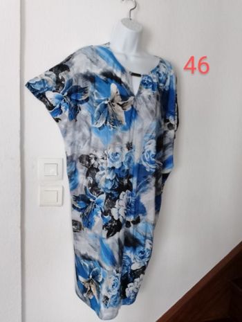 Robe fluide mi longue femme 46