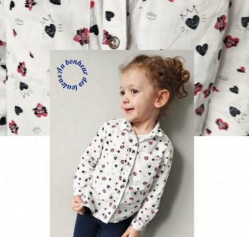 5 ans chemise Tape à l'oeil ( chemise en vente uniquement)