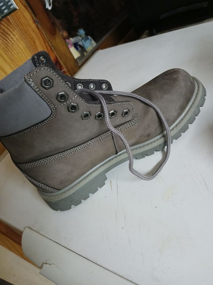 Chaussures hautes en cuir - photo numéro 6