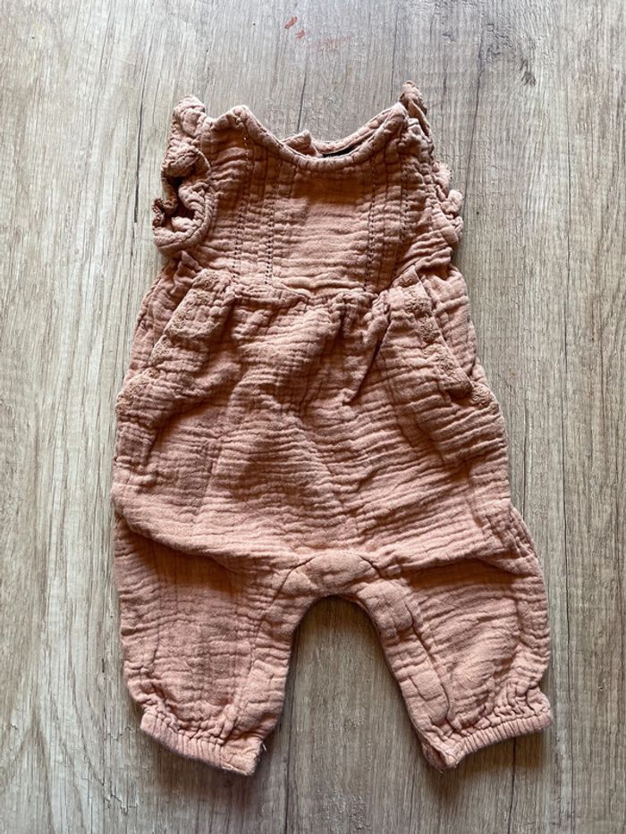 Combi en gaz de coton 3 mois