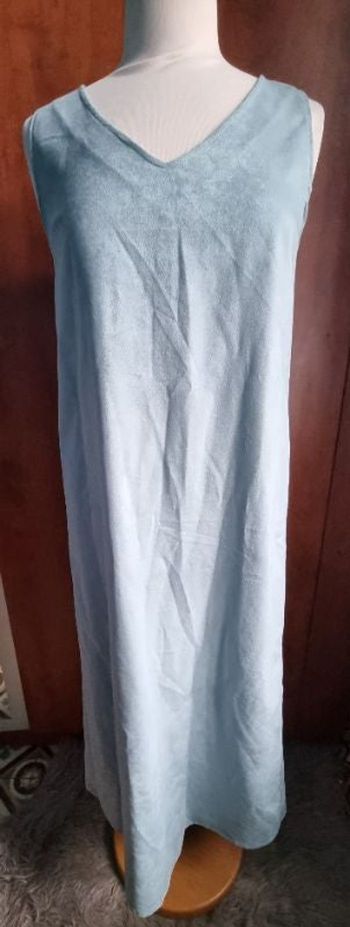 Robe longue effet velours taille 40