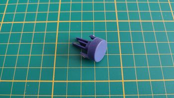 Bouton reset violet pièce détachée console de jeux Nintendo Gamecube DOL-001 (EUR) #C20