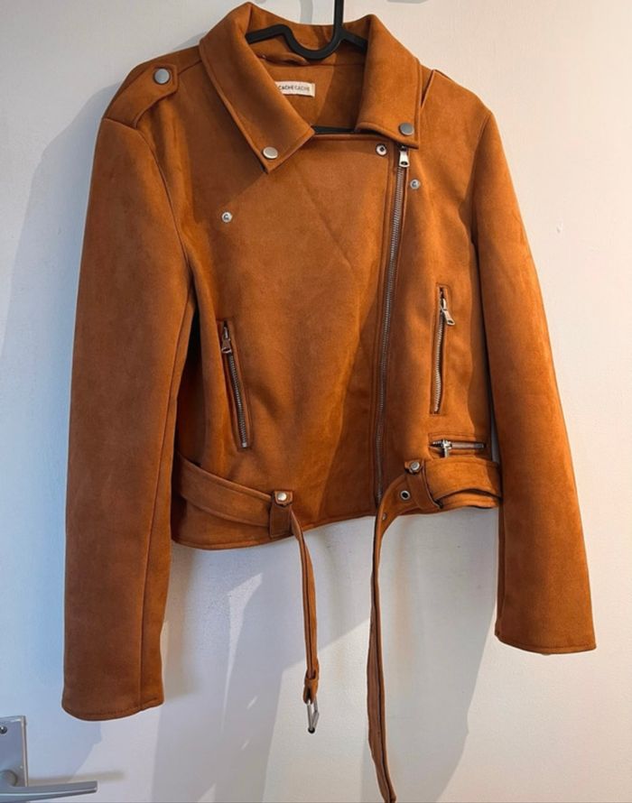 Femme - veste marron clair - photo numéro 2