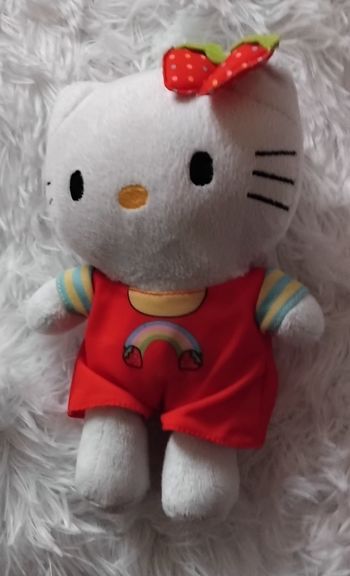 Doudou peluche Hello Kitty ' fraises- Sanrio